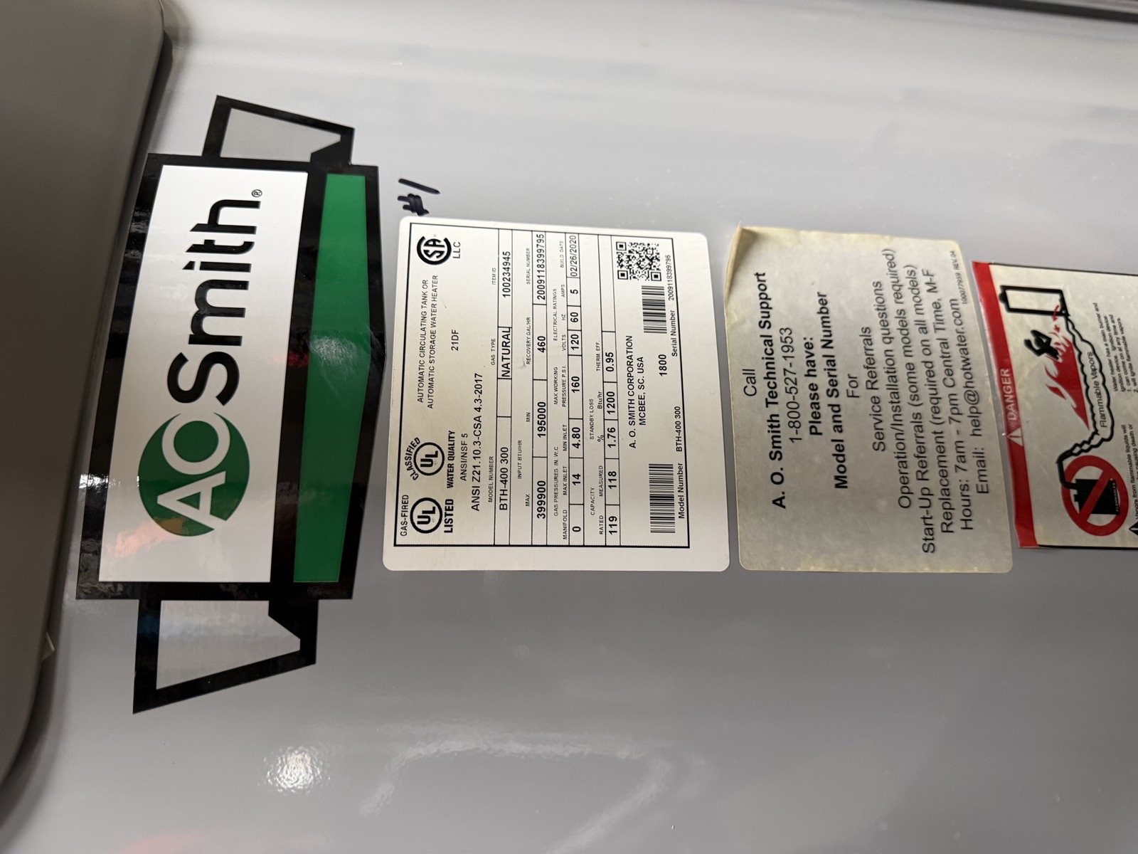 Hot Water Heater - Model